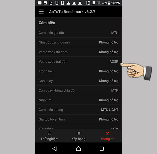 Thông tin cấu hình